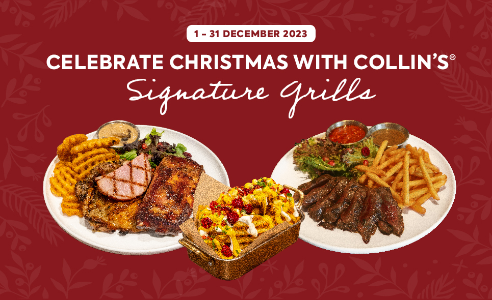 [COLLIN’S®] Celebrate Christmas with Our Signature Grills